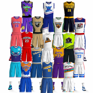 Ensemble d'Uniforme de Basket-ball Personnalisé 2026, Maillot et Short Respirants à Séchage Rapide 180g avec Logo/Numéro d'Équipe, Maillot d'Équipe de Basket-ball OEM - Product Image 2