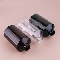 Bouteilles de shampooing étiquettes 500ml vide rechargeable en plastique presse bouteille corps savon shampooing revitalisant main savon hôtel