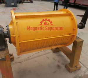 Kopf trommel abscheider Riemens cheibe Magnet Eisen trennung Stark Leistungs starkes Eisenerz Permanenter Magnet trommel abscheider für Eisenerz - Product Image 2