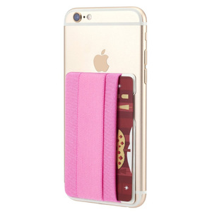 Funda trasera elástica horizontal personalizada de Lycra para teléfono, con protección antiescaneo y sin dejar rastros, para tarjetas de autobús, tarjetas de identificación y tarjetas de teléfono móvil. - Product Image 1