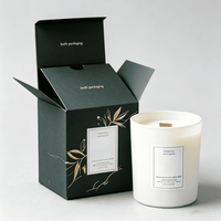 Caja de Embalaje para Velas con Logotipo Personalizado, Económica, de Cartón, para Velas Aromáticas