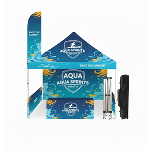 Carpa de Protección UV con Gráficos Personalizados para Exposiciones Comerciales, Gazebo para Exteriores, Toldo Reutilizable Resistente al Viento, Refugio para Eventos al Aire Libre - Product Image 3