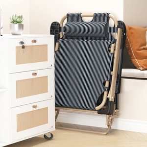 Tumbonas Plegables para Jardín, <span class=keywords><strong>Playa</strong></span>, Piscina, Tumbona Plegable de Metal, Silla Reclinable - Product Image 6