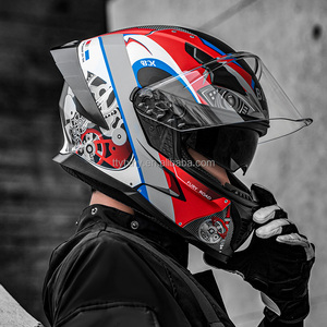 Mũ bảo hiểm đua xe máy chuyên nghiệp - Thiết kế thông gió, nhẹ, phù hợp với mọi mùa, kiểu mũ bảo hiểm mô-đun - Product Image 6