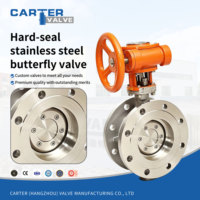 Válvula de Mariposa de Acero Inoxidable con Sellado Hermético SS316, Tipo Wafer, Eléctrica, IP65, Triple Offset, para Medios Corrosivos, DIN, Personalizada, OEM, en Stock