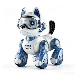 Unidad de Compañía Interactiva Robótica de Gato de Plástico con Activación por Voz y Sensibilidad Táctil, Modelo Felino Diseñado con Cuidado - Product Image 6