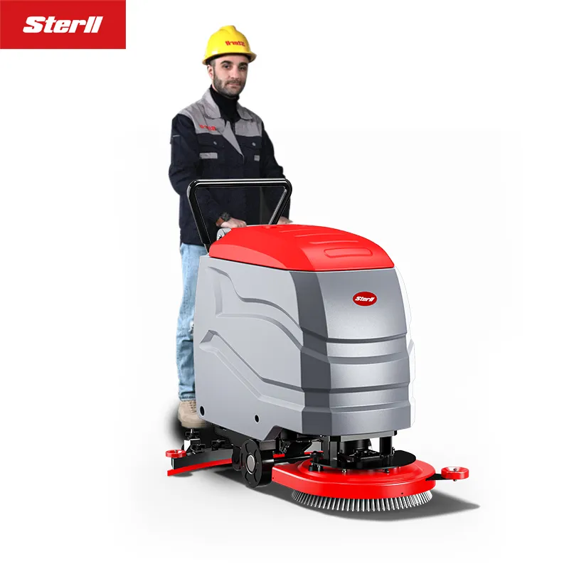 Popular Price Commercial Industrial Small Walk Behind Floor Scrubber Cleaning Machine