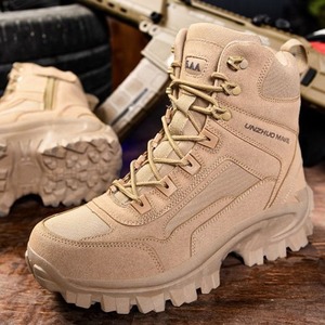 Bottes tactiques de randonnée dans la jungle antidérapantes personnalisées chaussures de sécurité chaussures d'hiver pour adultes pour hommes chaussures en caoutchouc maille imperméable - Product Image 2