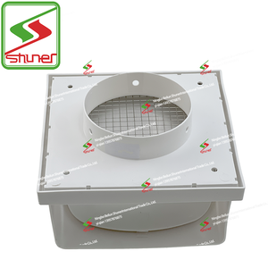 Capot d'extraction de cuisine spécial anti-pluie avec amortisseur anti-retour unidirectionnel et moustiquaire - Product Image 3