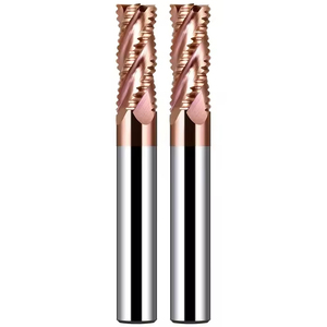 Professional Customization Tungsten Carbide Roughing Spiral <strong>End</strong> <strong>Mill</strong> Bits For CNC Machine And Aluminum Cutting - Product Image 4