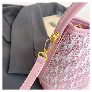 Bolso de Lona Tipo Cubo para Mujer 2026, de Mano y Bandolera, Nuevo Accesorio de Moda para Dama - Product Image 6