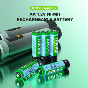 <span class=keywords><strong>AA</strong></span> Ni-MH 2300mAh 1.2V şarj edilebilir pil KINVS marka stokta özelleştirme için hazır - Product Image 2