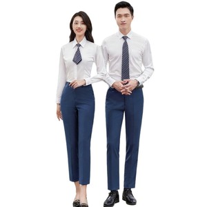 Byd Dynasty Network Work Uniform Suit Set For Men And Women Fog Blue Business Wear Fall 2025 KL8898A - Product Image 4