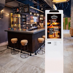 Kiosco de Pago para Cafetería de 23.6 Pulgadas, Pantalla Táctil Interactiva, Escáner de Código QR, Cámara Facial, Kiosco de Pedidos para Bar - Product Image 1