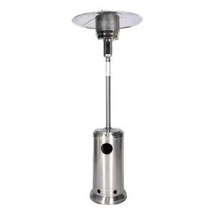 Best Selling Roller Wheels Heater Wiker Mushroom Heater With Bar Table Use To Garden Cafe Bar