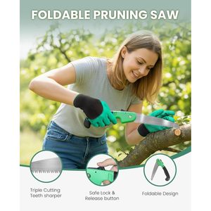 Yaungel Ensemble d'outils de jardinage 10 pièces en acier inoxydable avec poignées ergonomiques et sac à outils pour utilisation en extérieur - Product Image 4