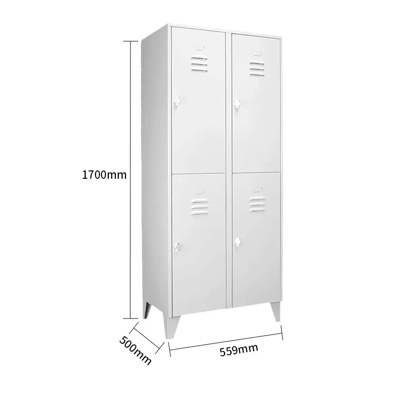 Nhà Máy Bán Hàng Trực Tiếp Locker Số Thép Locker Tủ Kim Loại 2 Cửa Ra Vào Với Thẻ Tên