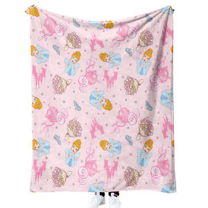 3000 Designs High Quality Princess Blanket Customized Printing Kids Girls Baby <b>Plush</b> Throws Blankets Children's Gifts - Product Image 2