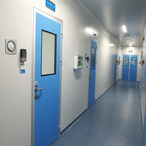 Hoge Kwaliteit Kliniek Operatiekamer Exterieur Interne Geluiddichte Hpl Ziekenhuis Operatiekamer Deur, Voedsel Fabriek Deur - Product Image 2
