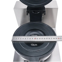 UFO Gaufrier Commercial Snack Soucoupe Volante UFO Burger Maker Machine UFO Hamburger Sandwich Gaufre Panini Presse Maker