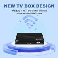 Lecteur multimédia en continu Vseebox, boîte super 4+64 Go, Amlogic S905Y4, Wifi6, 8K, Smart Android TV Box VseeBox V3 Pro, gratuit à vie