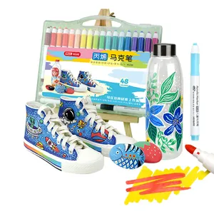 Jps Oem Marcadores Doble Punter Art Posca Doek Schoenen Diy Tekening Droge Snelle Marker