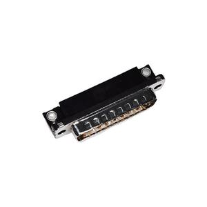 Conector Jeking D-SUB de 25 pines, en ángulo recto, para soldar, obsoleto, de montaje en bandeja, con orificio pasante 5747238-2 - Product Image 4