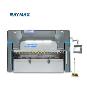 Máquina dobladora de placas RAYMAX WF67K, controlador CNC, prensa plegadora CNC