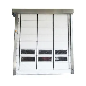 Barato almacén rápido del obturador garaje Vertical precios de alta velocidad Pvc de puerta