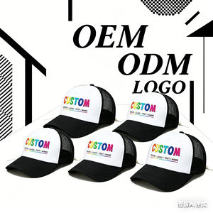 Casquettes de baseball ajustables unisexes à 5 panneaux avec logo brodé 3D personnalisé, motif lettres, 100 % coton, vente en gros - Product Image 3