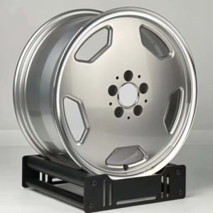 Jantes forgées Bku 5x112 pour <span class=keywords><strong>Mercedes</strong></span> <span class=keywords><strong>W124</strong></span> W210 W202 W208 W203 CLK R129, personnalisées, 17 18 pouces, classiques, argentées, jantes en alliage OEM - Product Image 2