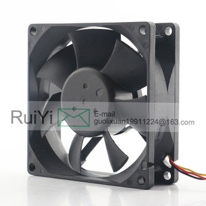 Ventilateur de refroidissement Delta 0.41A 8025 80X80X25MM 8CM silencieux, mesure de vitesse, châssis, grand volume d'air, bille AFB08H - Product Image 5