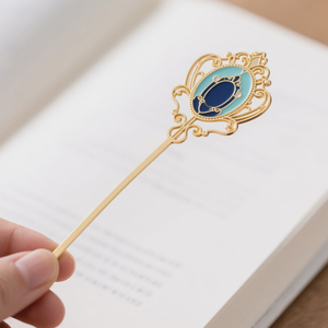 Radiant Custom 3D Metal Book Tags with Tassel for Elegant Reading <b>Gifts</b> - Product Image 1