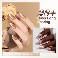 Miss Gooey, ensemble de vernis gel œil de chat à haute pigmentation, 12 couleurs, professionnel, sans TPO ni Hema, CE/MSDS, fournisseur de vernis gel magnétique, OEM