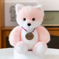Ensemble de jouets en peluche Compagnon de bureau Éléphant Renard Pingouin Outil d'apprentissage anti-stress Cadeau d'anniversaire Logo personnalisé ODM OEM