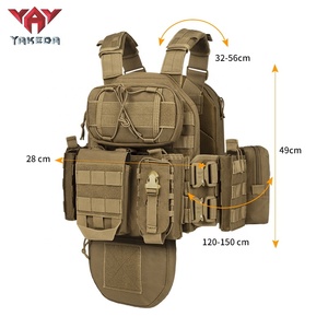 Gilet Tattico YAKEDA a Sgancio Rapido con Protezione Inguinale e Sistema Molle - Product Image 2