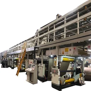 Automáticamente 3/5/7 capas línea de producción de cartón corrugado máquina de fabricación de cartón corrugado