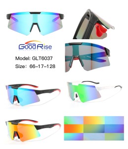 Gafas de Sol Unisex de Lujo con Montura Grande, <span class=keywords><strong>Media</strong></span> Montura Cuadrada, Protección UV400, Multicolores, para Deportes al Aire Libre, Venta Directa de Fábrica - Product Image 1
