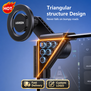 Soporte Magnético para Teléfono de Coche con Logotipo Personalizado OEM, Imán N52 de Alta Resistencia con Bloqueo de un Clic, Empaque Personalizado con Marca Privada para su Marca - Product Image 1