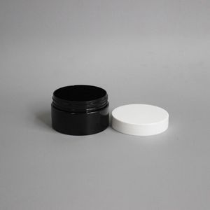 Caja para Polvo Dental Negra, Botella de Plástico de Boca Ancha de 100 ml con Tapa, Envase Portátil de Uso General - Product Image 3