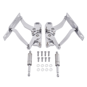 Cerniere per Cofano in Alluminio Billet di Alta Qualità Lucidate per Parti <span class=keywords><strong>Auto</strong></span> <span class=keywords><strong>Classiche</strong></span> Chevy Impala Belair 1964-65 - Product Image 1