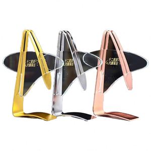 School Gadgets Crystal Award, Glass <b>Trophy</b> Metal <b>Cup</b> <b>Trophies</b> With Logo Printed/ - Product Image 1