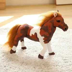 Cute Simulated Horse Ornaments Soft PP Cotton Plush Toys