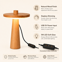 Lampe artisanale en bois naturel, lampe cadeau en bois, lampe de table décorative moderne, style fait main, éclairage de décoration intérieure, fabricant en gros