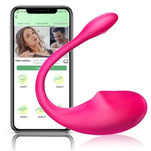 Vibrator masturbasi wanita Remote Control nirkabel desain paus kecil produk seksual dewasa dapat dipakai catu daya USB Dildo