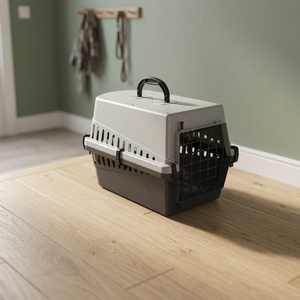 Transportín de Viaje para Perros y Gatos de Plástico Italiano, Portátil, Seguro, de Gran Tamaño, Transpirable, Ajustable y Moderno - Product Image 2