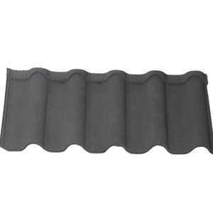 Tôle de toiture magnétique revêtue de <span class=keywords><strong>pierre</strong></span>, tuile romaine profonde, couleur kaki, vente en gros pour fermes, entrepôts et ateliers - Product Image 3