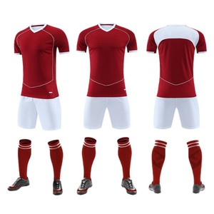 Set di Uniformi da Calcio Personalizzabili per Club/Squadre Nazionali, Maglia da Allenamento a Maniche Corte in Poliestere - Product Image 5