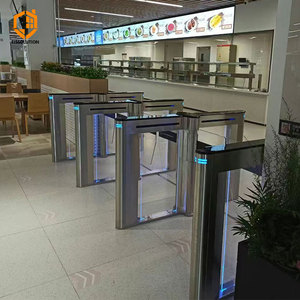 Eissolution turnstile sinh trắ<span class=keywords><strong>c</strong></span> họ<span class=keywords><strong>c</strong></span> kiểm soát truy <span class=keywords><strong>c</strong></span>ập hệ thống Wiegand Nhận <span class=keywords><strong>d</strong></span>ạng khuôn mặt sang trọng tố<span class=keywords><strong>c</strong></span> độ cao swing Barrier Gate với mã QR - Product Image 5