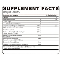 Complément alimentaire en gommes Rosebest certifié GMP, formule à base de plantes personnalisée, marque privée, sans sucre, extrait de magnésium et de champignon Reishi, pour le sommeil